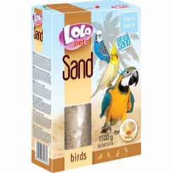 Fuglesand 1,5 kg - Naturligt sand med skaller